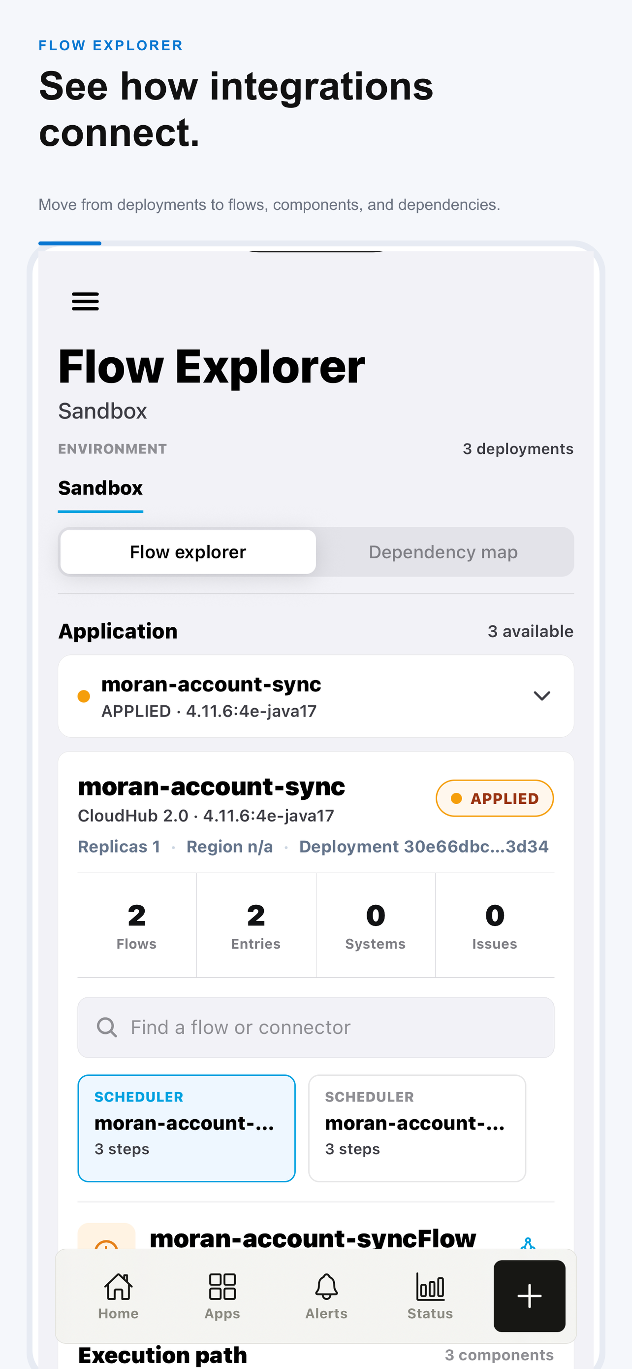 Flow Explorer simulator screenshot